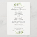 Search for leaves rehearsal dinner invitations Natural