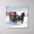 Search for christmas horse canvas prints Snow