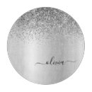 Search for silver glitter chopping boards Girly