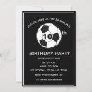 Search for boys 10th birthday invitations Soccer