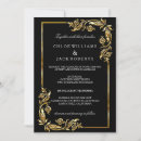 Search for collections wedding invitations Black and white