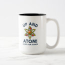 Search for science pun mugs Atom