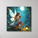 Search for fairy canvas prints Enchanted forest