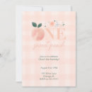 Search for sweet as a peach first birthday Gingham