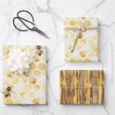 Search for yellow honeycomb wrapping paper Gold