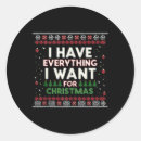 Search for merry everything stickers Ugly christmas sweater