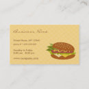 Search for sandwich business cards Hamburger