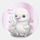 Search for pink duck stickers Watercolor
