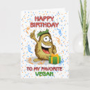 Search for vegan birthday cards Funny