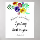 Search for psalm 56 posters Trust in god