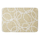 Search for abstract bath mats Gold glitter