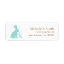 Search for bunnies return address labels Modern