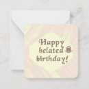 Search for belated birthday cards Cool