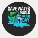 Search for save water stickers World