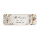 Search for snowflake wedding return address labels Elegant modern