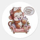 Search for monkey cartoon stickers Cute