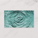Search for water business cards River
