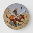 Search for cowboy clocks Vintage