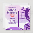 Search for volleyball party invitations Sports