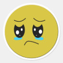 Search for crying face stickers Yellow