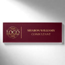 Search for red name tags Job title