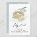 Search for bird nest baby shower invitations Watercolor