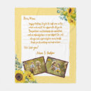 Search for sunflower photo blankets Keepsake
