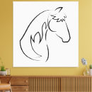 Search for abstract horse canvas prints Modern