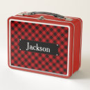Search for plaid lunch boxes Tartan