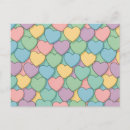 Search for colorful hearts postcards Cute