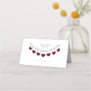 Search for heart shaped wedding place cards Modern
