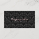 Search for damask pattern business cards Girly