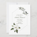 Search for simple bridal shower invitations Greenery