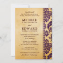 Search for aubergine wedding invitations Damask