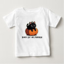 Search for black cat baby shirts Spooky