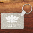 Search for namaste key rings Yoga