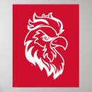Search for gamecocks posters Fierce red eagle design
