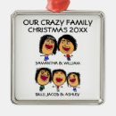Search for family of 5 christmas tree decorations Five