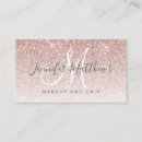 Search for monogram logo business cards Makeup artist