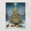 Search for christmas kitten postcards Snow