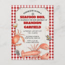Search for red lobster invitations Clambake