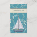 Search for nautical sailboat business cards Boating