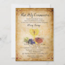 Search for traditional first communion invitations Eucharist