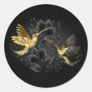 Search for flying birds stickers Black