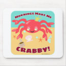 Search for grumpy humour mouse mats Crab