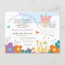 Search for colorful flowers baby shower invitations Pink