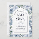 Search for dusty blue baby shower invitations Floral