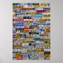 Search for license plate posters Map