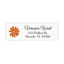 Search for peace sign return address labels Flower