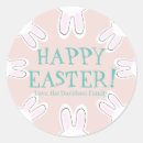 Search for happy easter pink bunny stickers Funny